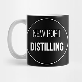 New Port Distilling Logo White Mug